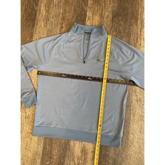 FootJoy FJ Mens Sz Large* Pullover Blue Golf Athletic Performance Stretch Shirt - Picture 8 of 12